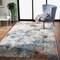 Homeroots 5 x 8 ft. Gray Abstract Foliage Area Rug 395989 - alternate 5